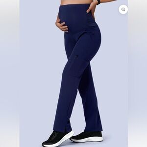 Maternity Navy Blue Scrub Bottoms